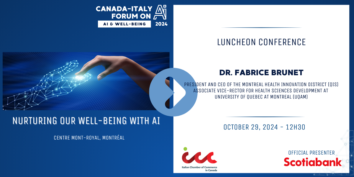Luncheon Conference with Dr. Fabrice Brunet