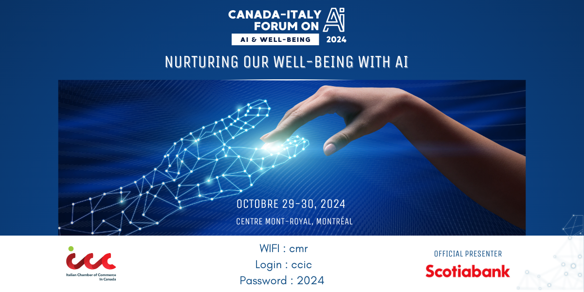 CTE Calliope al Forum Canada-Italy on AI
